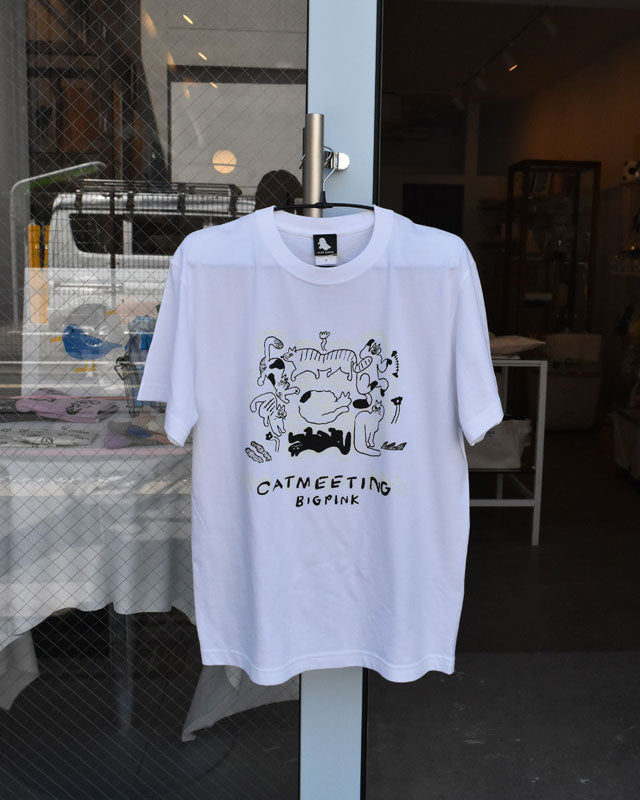 GLOW CASPER(グロウキャスパー) / CATIGER Tシャツ -WHITE【バーンストア】