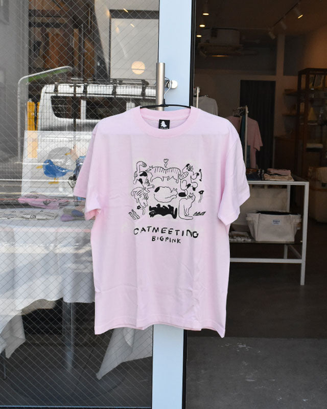 GLOW CASPER(グロウキャスパー) / CATIGER Tシャツ -PINK【バーンストア】