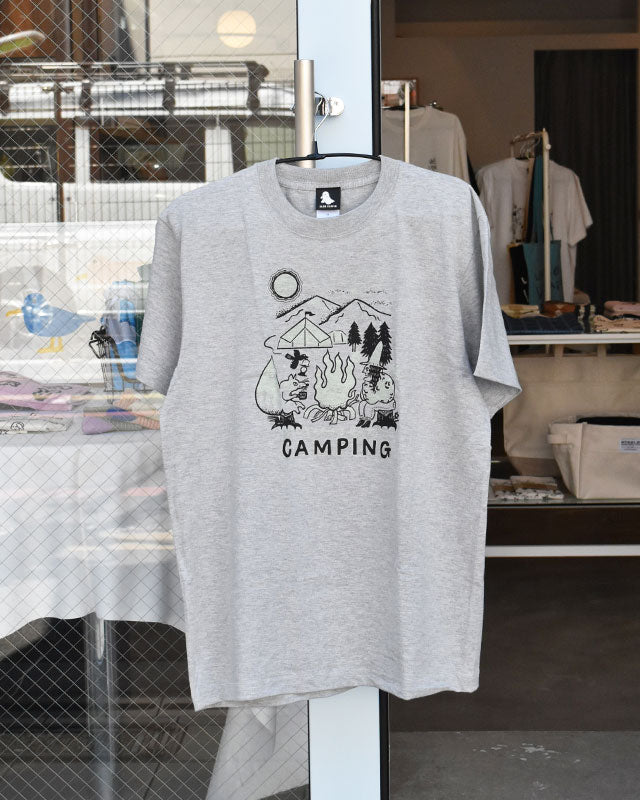 GLOW CASPER(グロウキャスパー) / MIDNIGHT CAMP Tシャツ -GRAY【バーンストア】