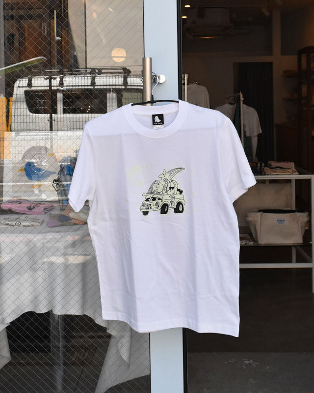 GLOW CASPER(グロウキャスパー) / DRIVE Tシャツ -WHITE【バーンストア】