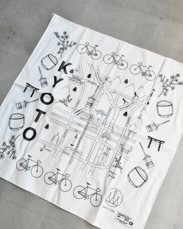 【バーンストア】MAPTOTE(マップトート)/ バンダナ
