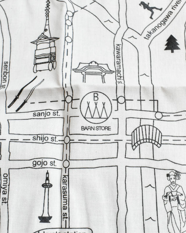 【バーンストア】MAPTOTE(マップトート)/ バンダナ