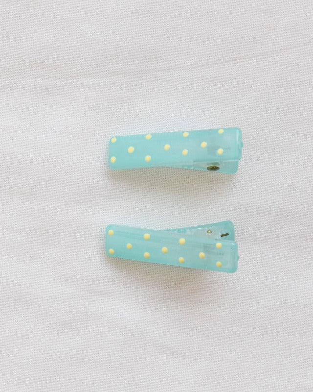 BIB MILK(ビブミルク) / FROST DOTS MINI CLIPS 2PCS ブルー 【バーンストア】