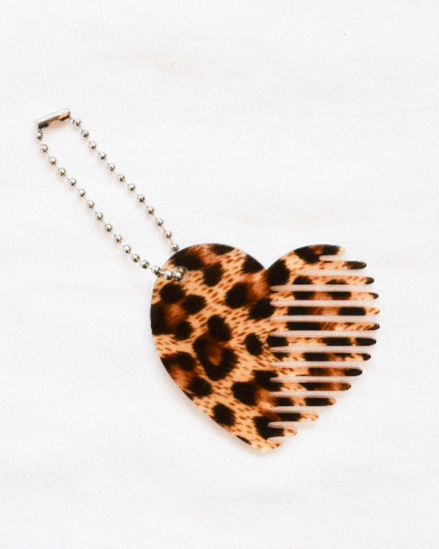 BIB MILK(ビブミルク) / DECORATE HEAD LEOPARD COME CHARM ブラウン 【バーンストア】