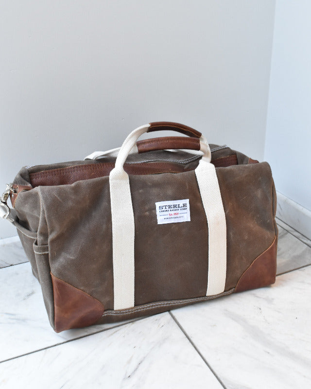 STEELE CANVAS BASKET(スチールキャンバスバスケット) / Weekender Bags -Waxed Briquette- 【バーンストア】