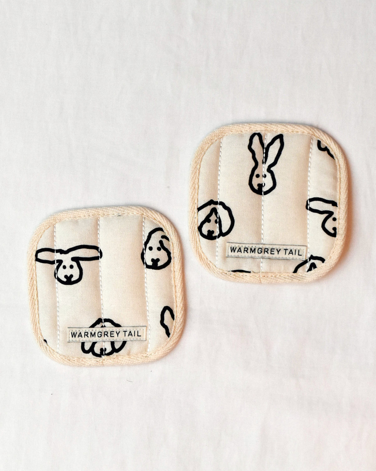WARMGREY TAIL(ウォームグレーテール)/ BUNNY BUNNY NUVIM COASTER - IVORY【バーンストア】