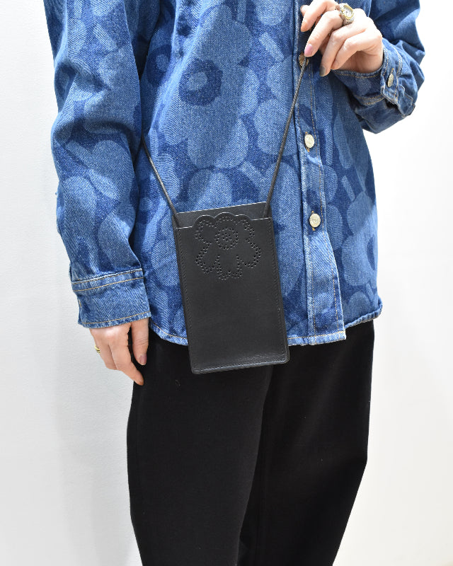【マリメッコ】Imprint Phone Pocket Unikko ショルダーバッグ 52249292751