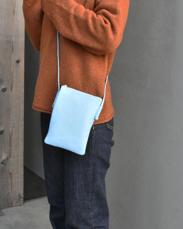 【イルビゾンテ】カラーレザー クロスボディバッグ 54262302211