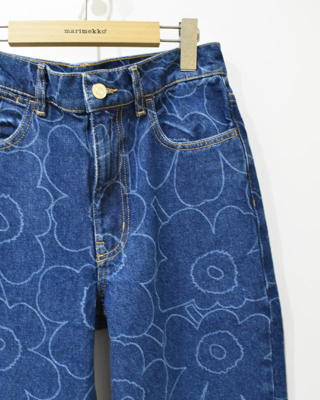 【マリメッコ】Maridenim Barrel Piirto Unikko ジーンズ 52259595061