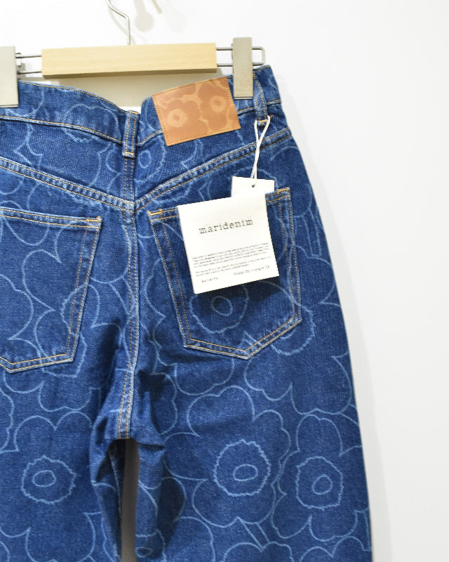 【マリメッコ】Maridenim Barrel Piirto Unikko ジーンズ 52259595061