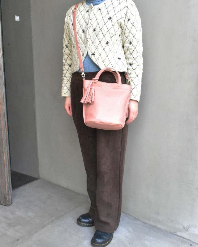 【イルビゾンテ】カラーレザー ハンドバッグ 54262302114