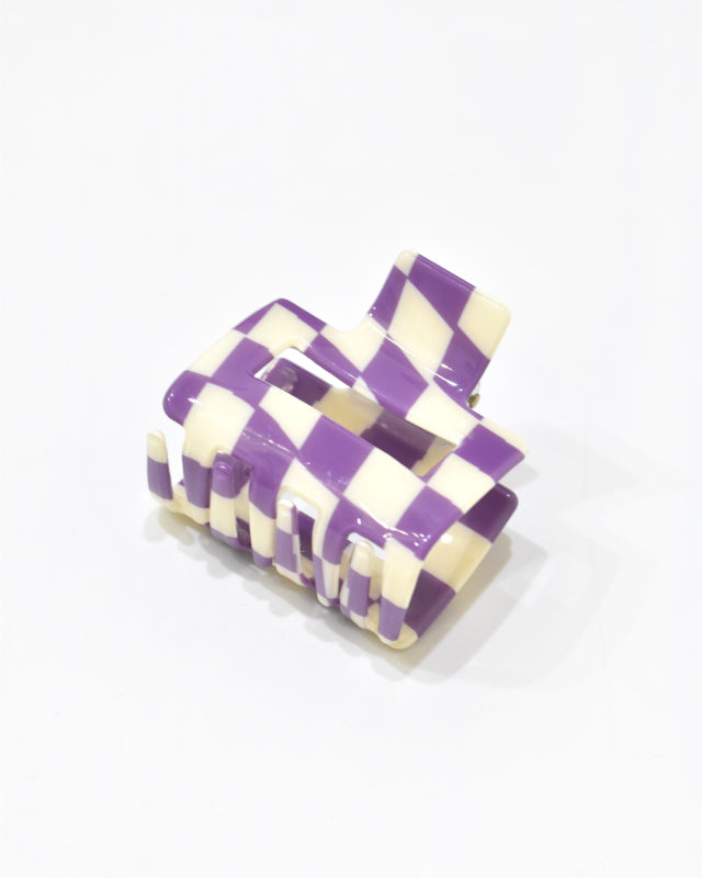 BIB MILK(ビブミルク) / DECORATE HEAD CHECKER CRAW CLIP PURPLE【バーンストア】