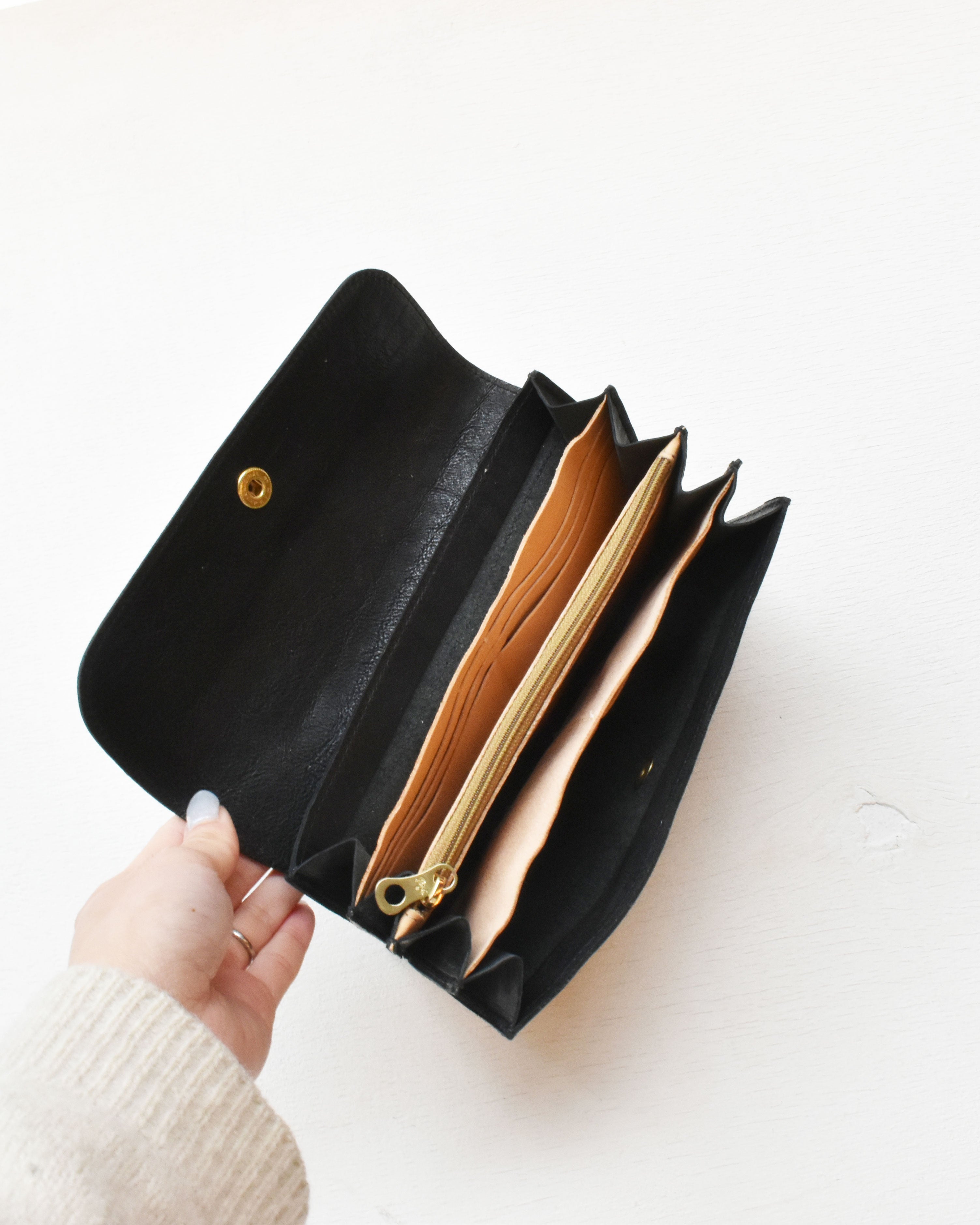 【イルビゾンテ】ヴィンテージ コンビネーションレザー ロングウォレット 54262305340