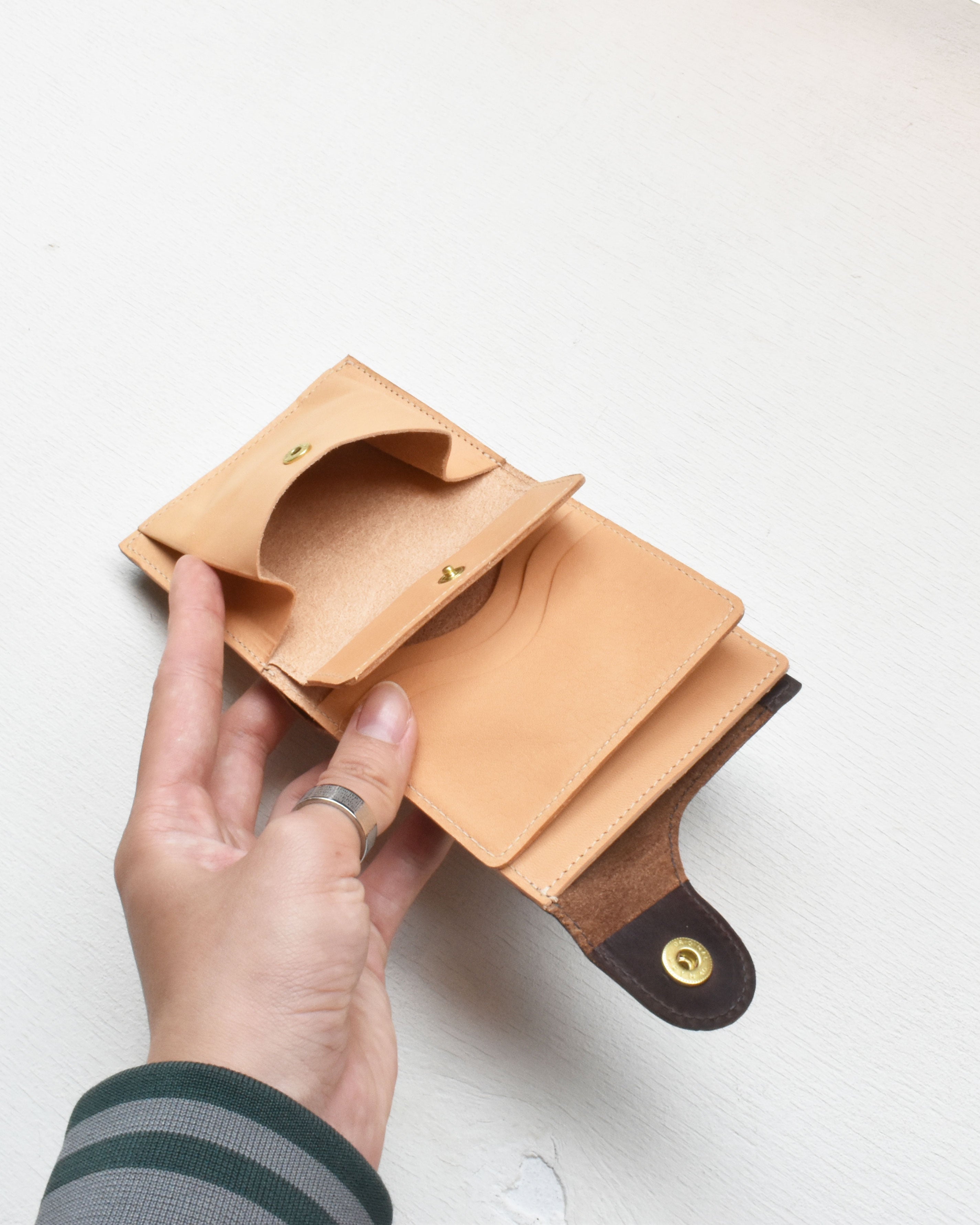 【イルビゾンテ】ヴィンテージ コンビネーションレザー ウォレット 54262307741