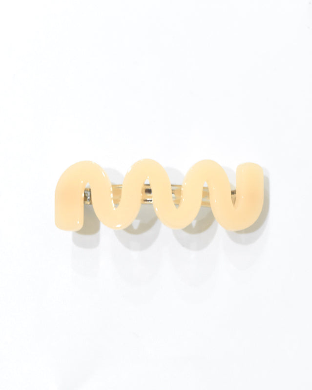 BIB MILK(ビブミルク) / BIBMILK WAVE BARRETTE ピンク【バーンストア】