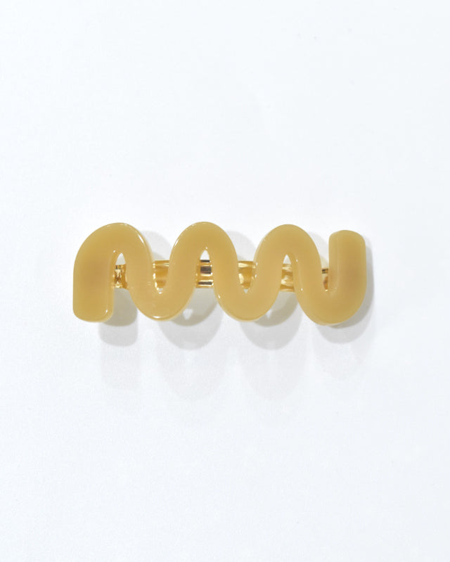 BIB MILK (ビブミルク)/ BIBMILK WAVE BARRETTE ブラウン【バーンストア】
