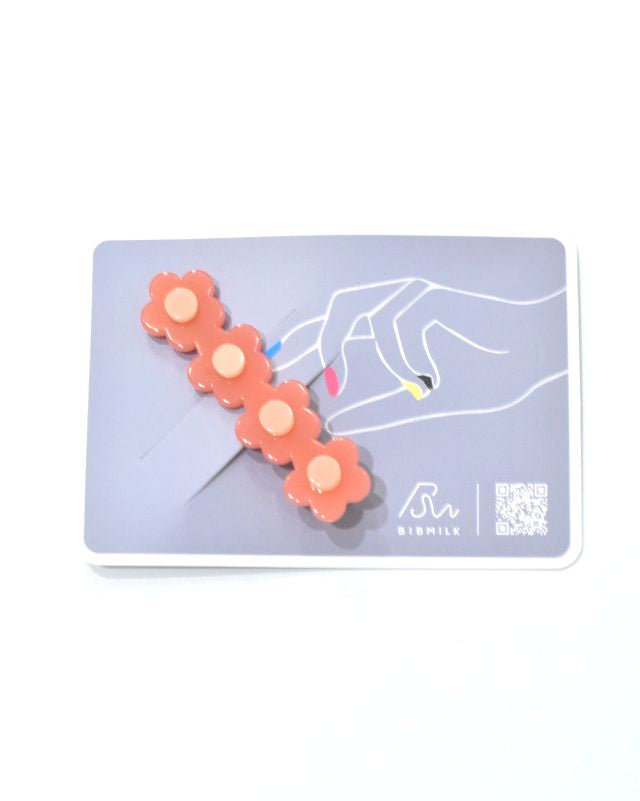 BIB MILK(ビブミルク) / 4MINI FLOWER CLIP フューシャピンク 【バーンストア】