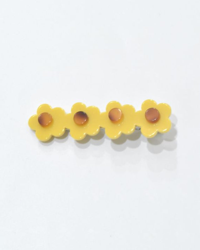 BIB MILK(ビブミルク) / 4MINI FLOWER CLIP マスタード【バーンストア】