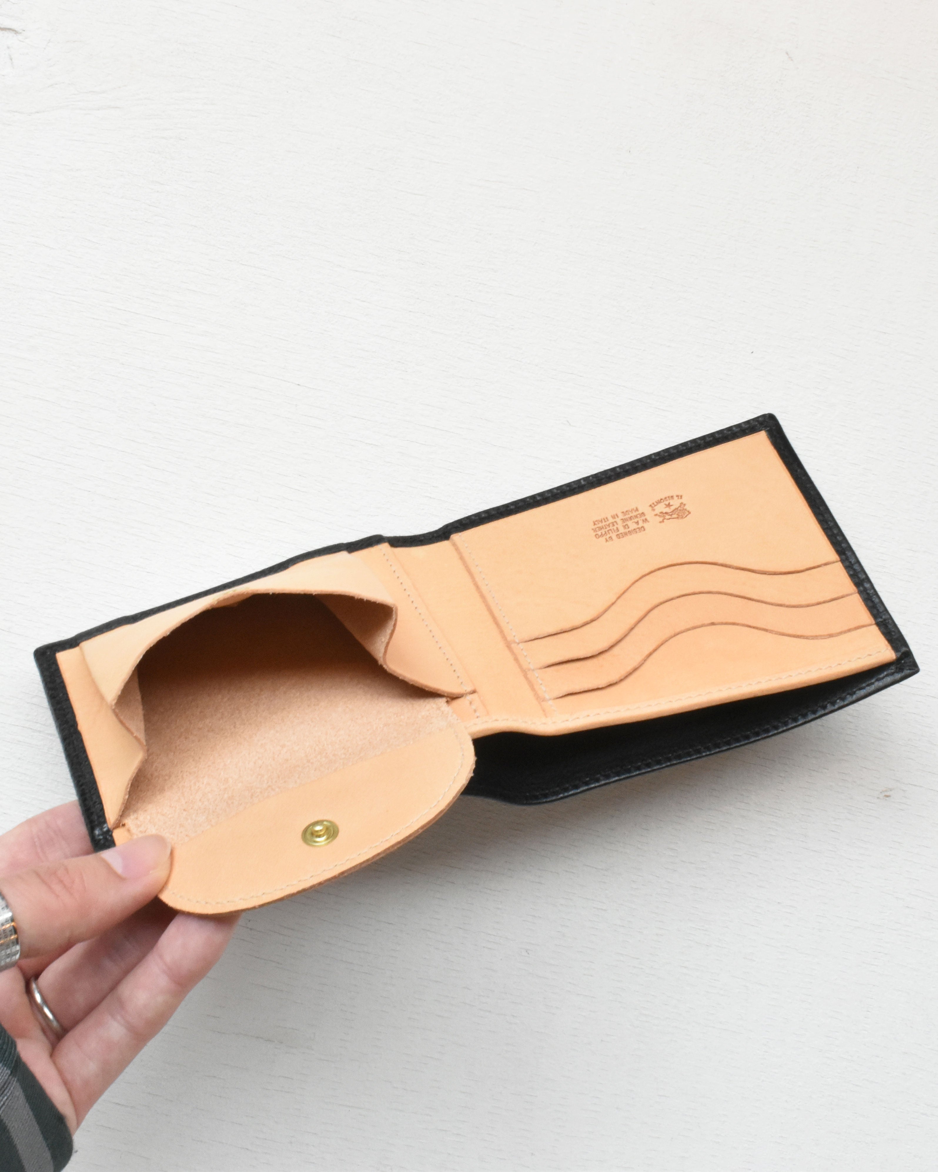 【イルビゾンテ】ヴィンテージ コンビネーションレザー ウォレット 54262307141