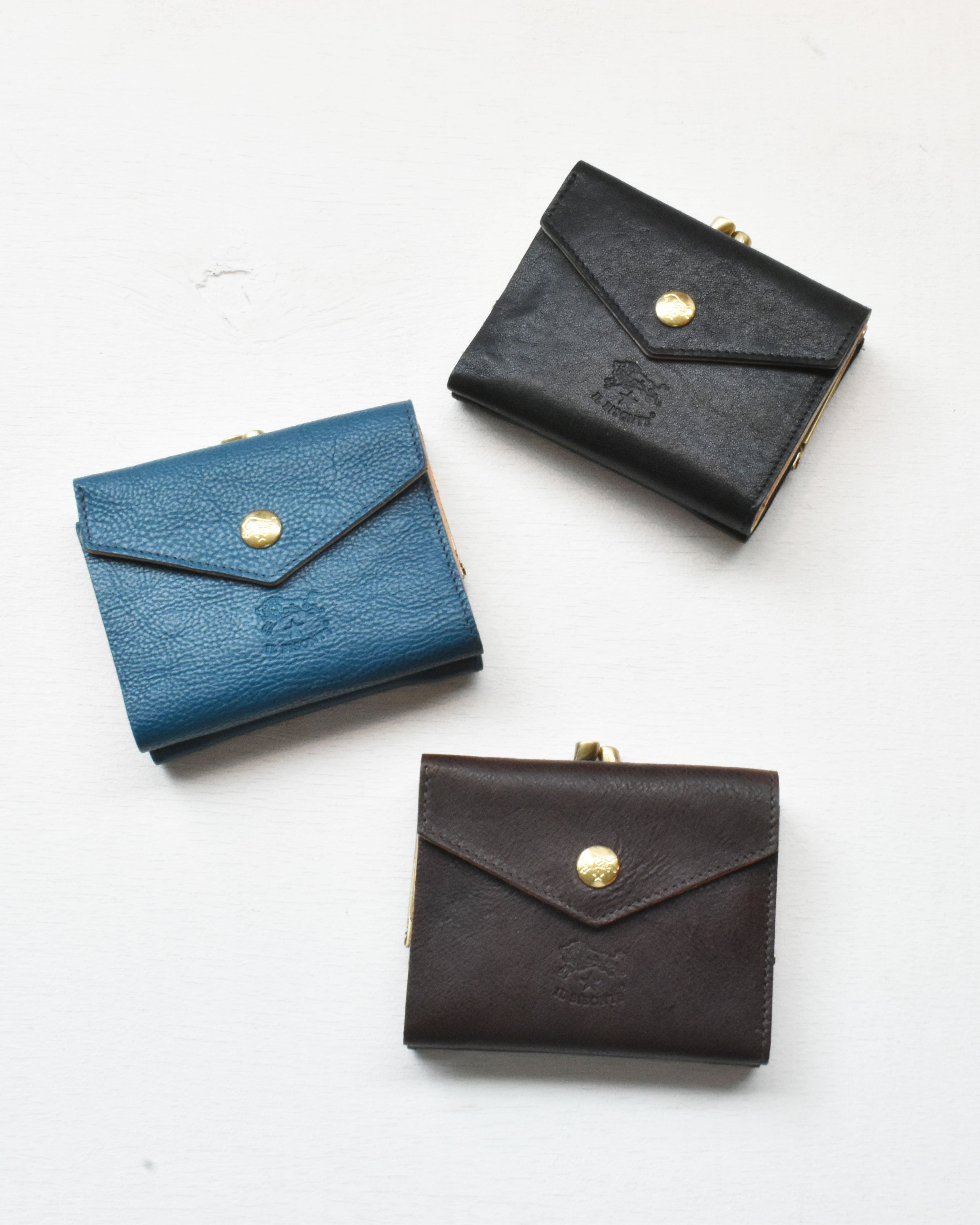 【イルビゾンテ】ヴィンテージ コンビネーションレザー ウォレット 54262307541