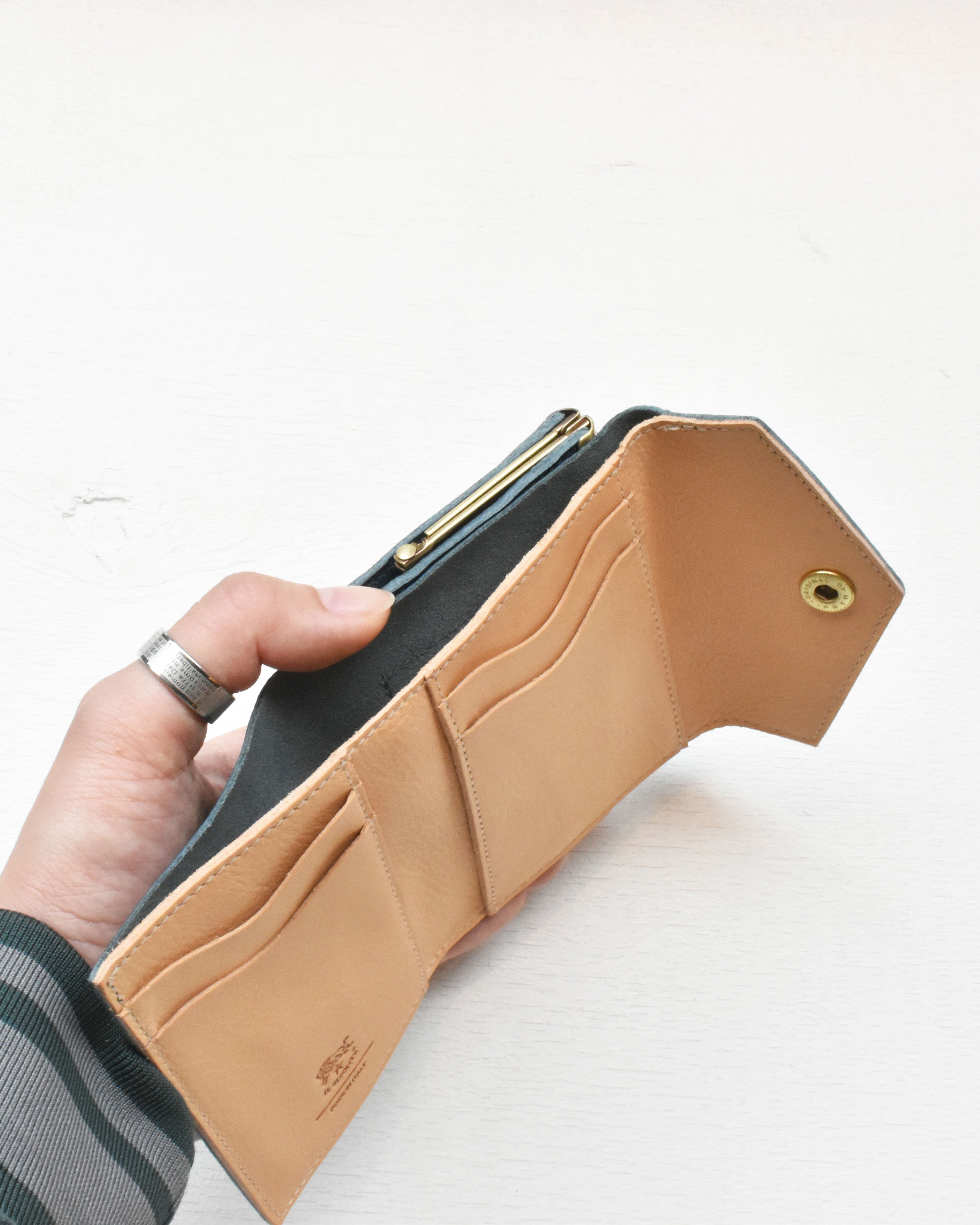 【イルビゾンテ】ヴィンテージ コンビネーションレザー ウォレット 54262307541