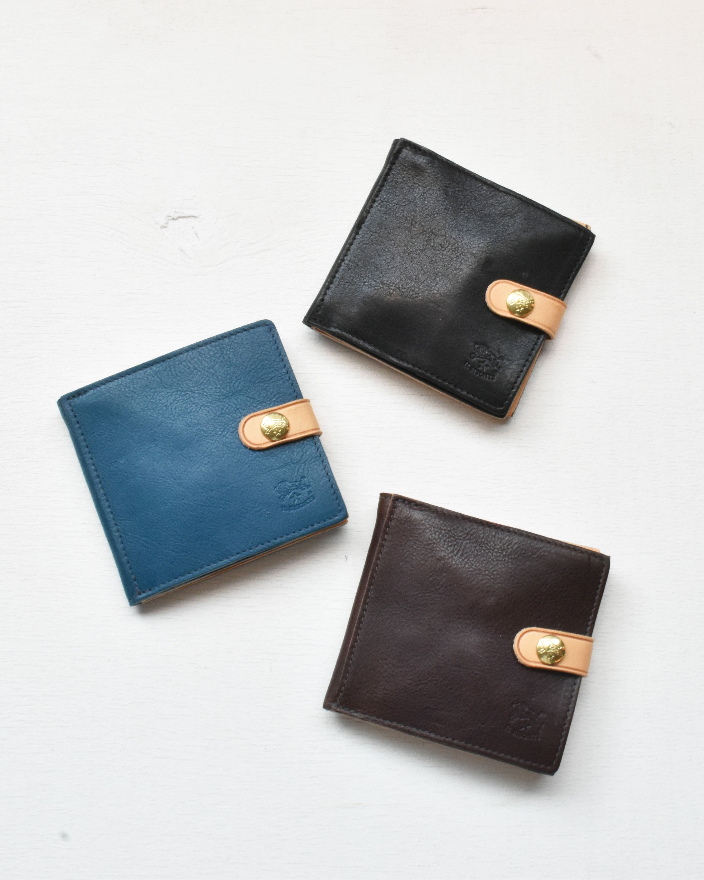 【イルビゾンテ】ヴィンテージ コンビネーションレザー ウォレット 54262307241