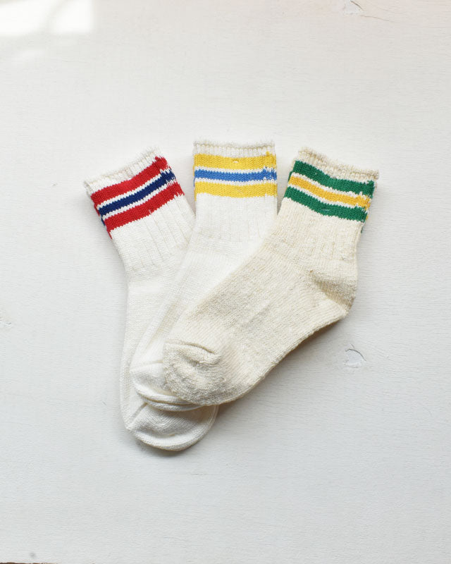 Planet-e(プラネット イー) / Slab Nep Three Line Socks GREEN【バーンストア】