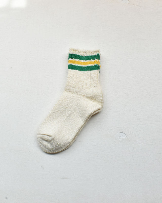 Planet-e(プラネット イー) / Slab Nep Three Line Socks GREEN【バーンストア】