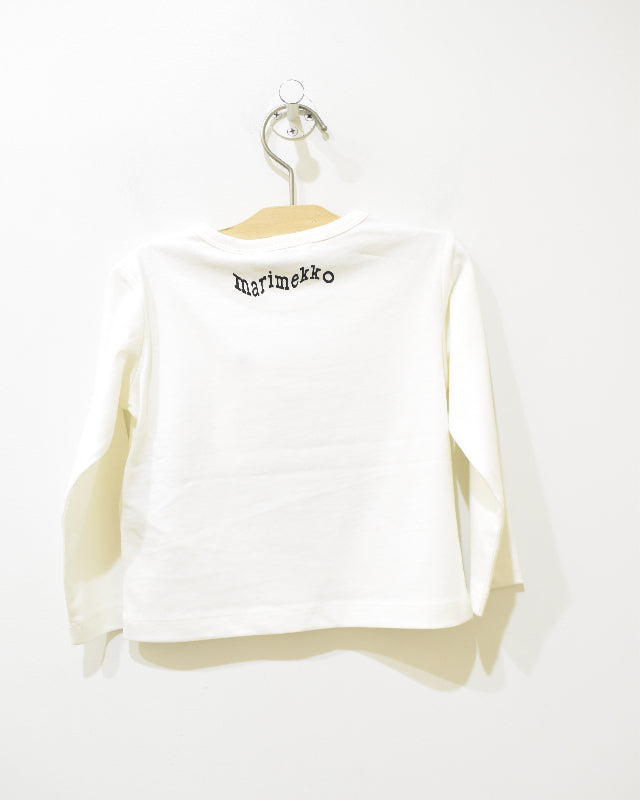 【マリメッコ】Paja Akvarelli Unikko Logo 長袖トップス 52254394512/52254394513