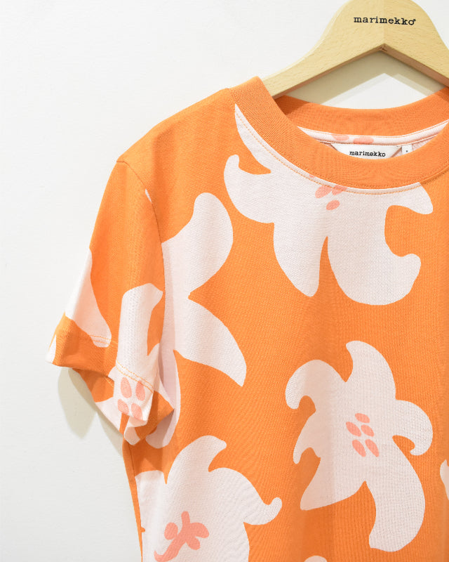 【マリメッコ】Heleys Villinarsissi Tシャツ 52253594212