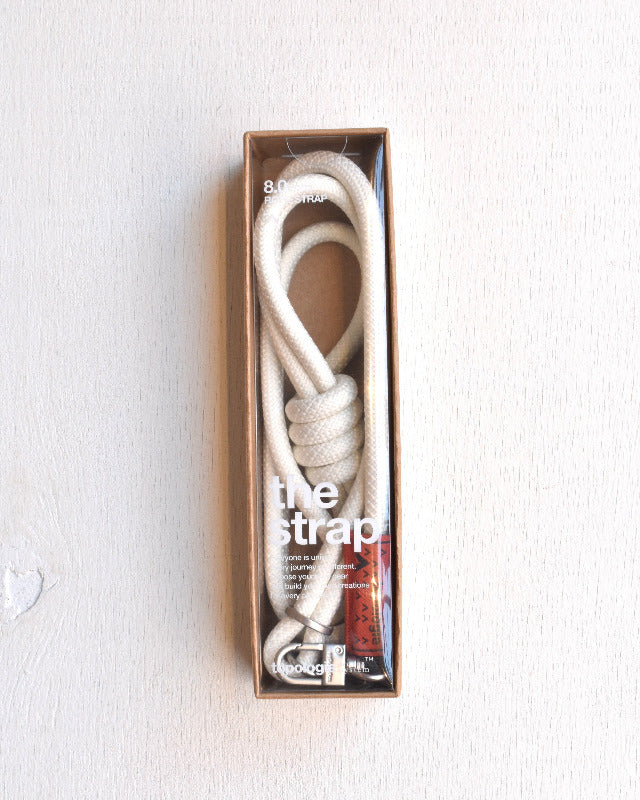 topologie / 8.0mm Rope 【ストラップ単体】(Flash White)
