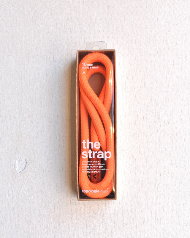 topologie / 10mm Rope 【ストラップ単体】(Flash Persimmon)