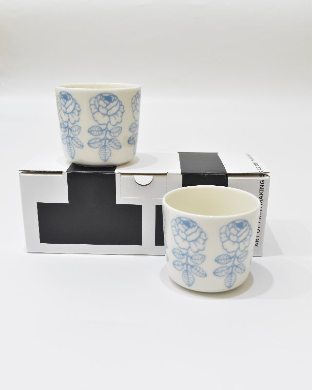【マリメッコ】日本限定Vihkiruusu コーヒーカップセット(ハンドルなし) 52259474961