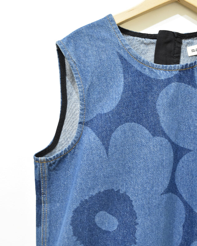 【マリメッコ】Maridenim Somasti Unikko ワンピース 52259194300