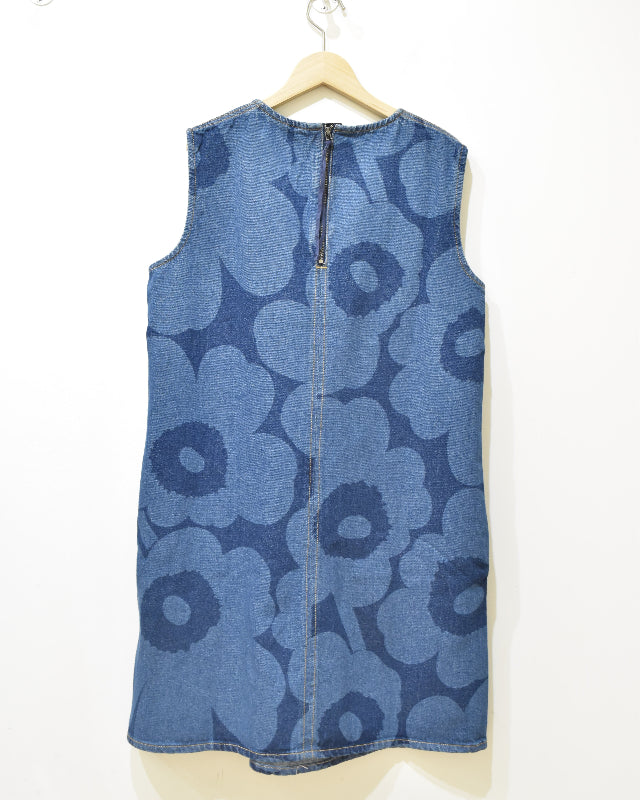 【マリメッコ】Maridenim Somasti Unikko ワンピース 52259194300