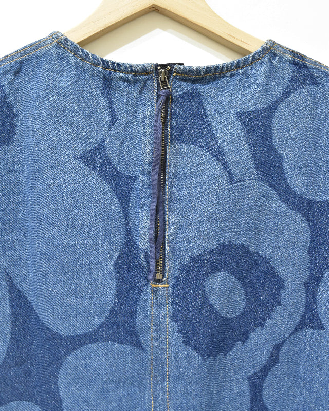【マリメッコ】Maridenim Somasti Unikko ワンピース 52259194300