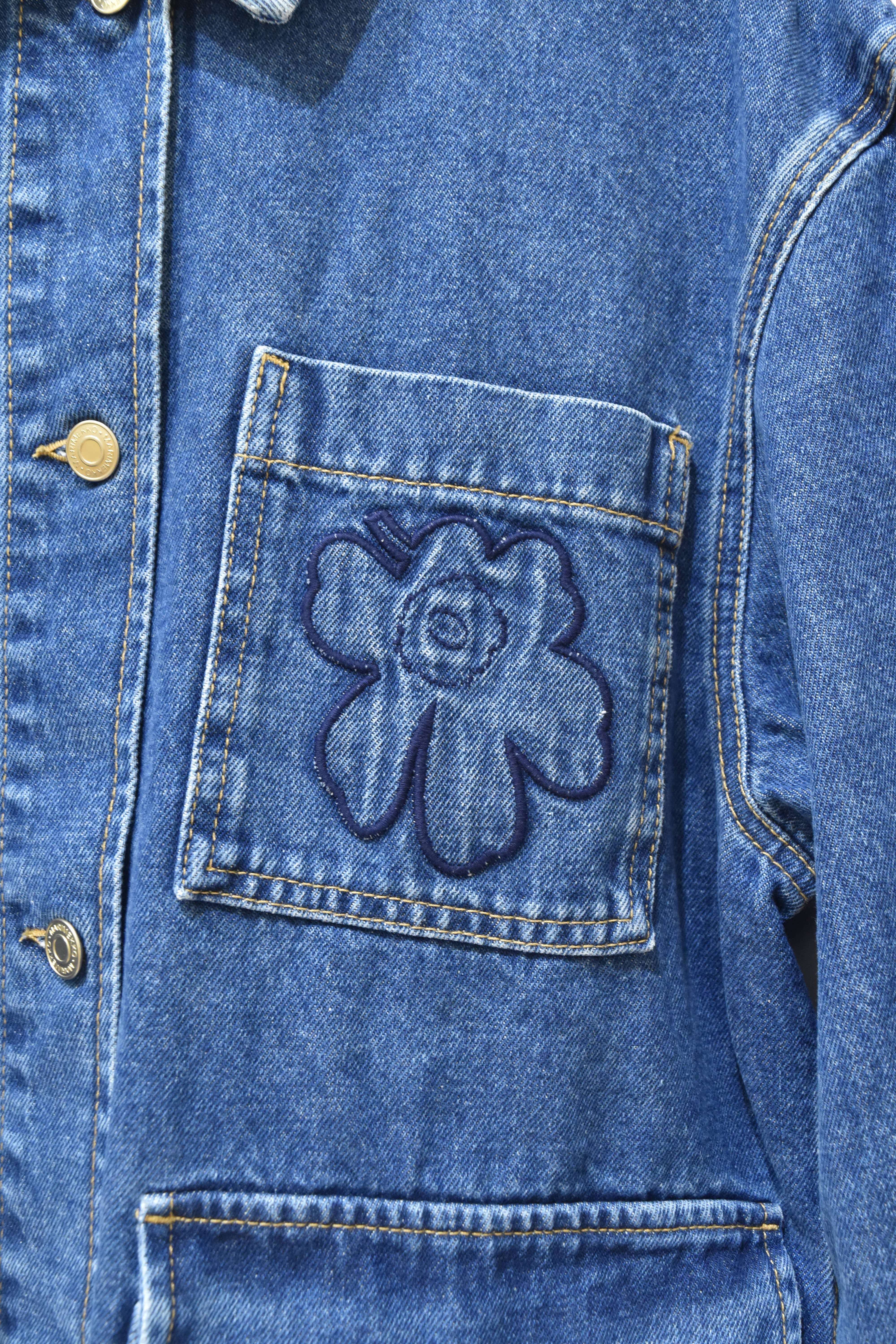 【マリメッコ】Maridenim Poweri Unikko ジャケット 52259194470