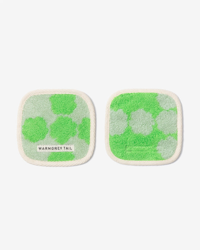 【バーンストア】WARMGREY TAIL / BLOSSOM TOWEL COASTER - GREEN
