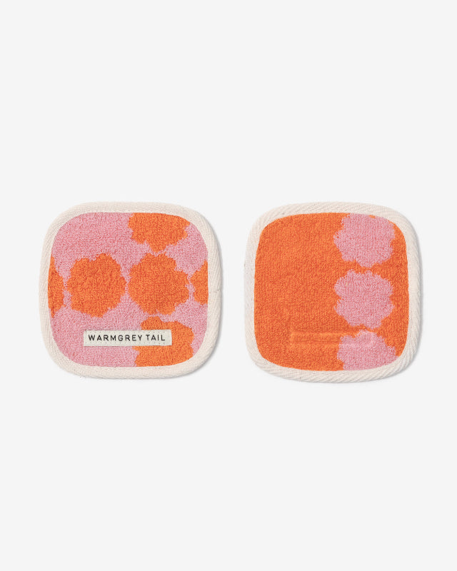 【バーンストア】WARMGREY TAIL / BLOSSOM TOWEL COASTER - PINK