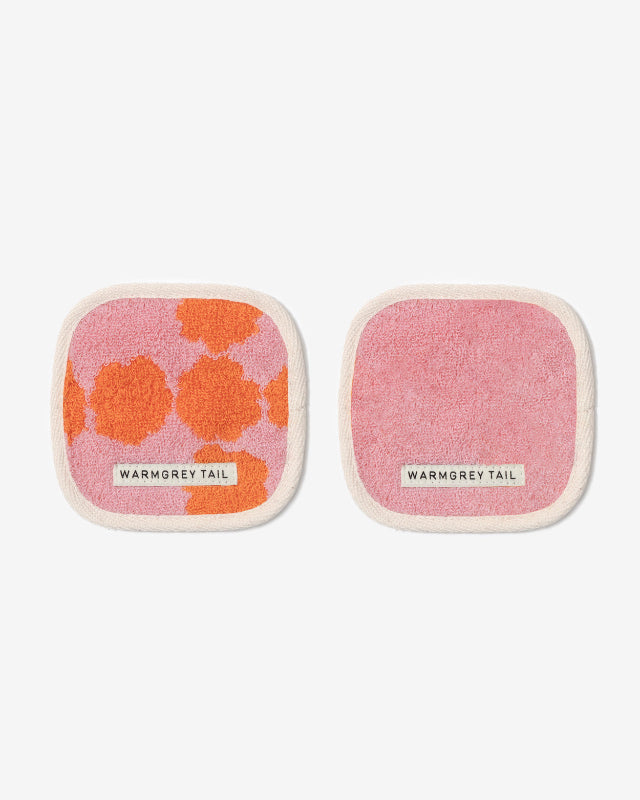 【バーンストア】WARMGREY TAIL / BLOSSOM TOWEL COASTER - PINK