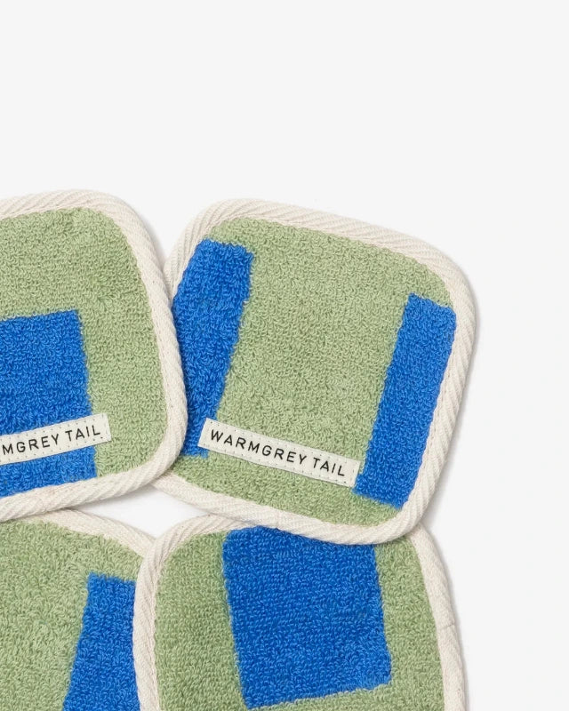 WARMGREY TAIL(ウォームグレーテール)/BUILDING TOWEL COASTER - BLUESKY コースター【バーンストア】