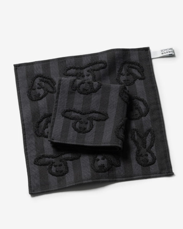 WARMGREY TAIL(ウォームグレーテール)/ BUNNY BUNNY HAND CLOTH - BLACK【バーンストア】