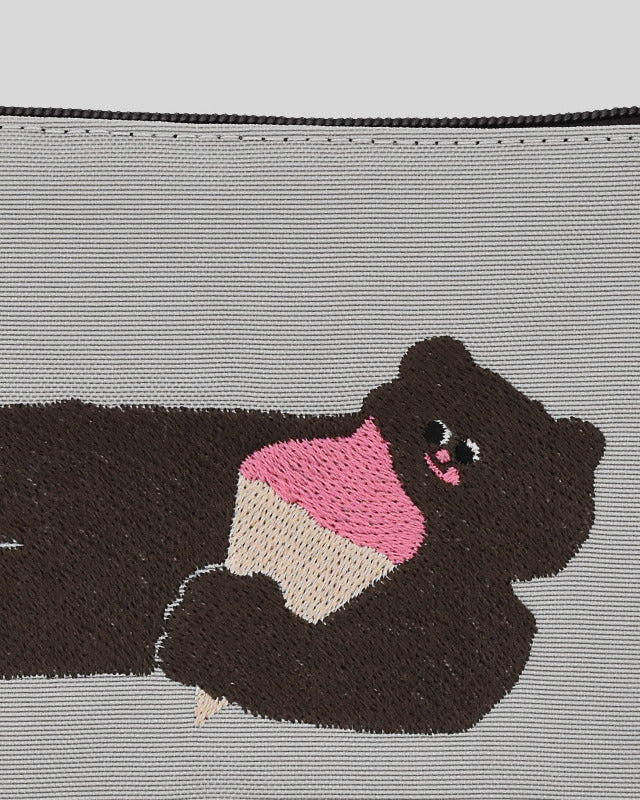 kitty bunny pony(キティーバニーポニー)/ A Mushy Day Embroidery Pouch by Gaia Stella【バーンストア】