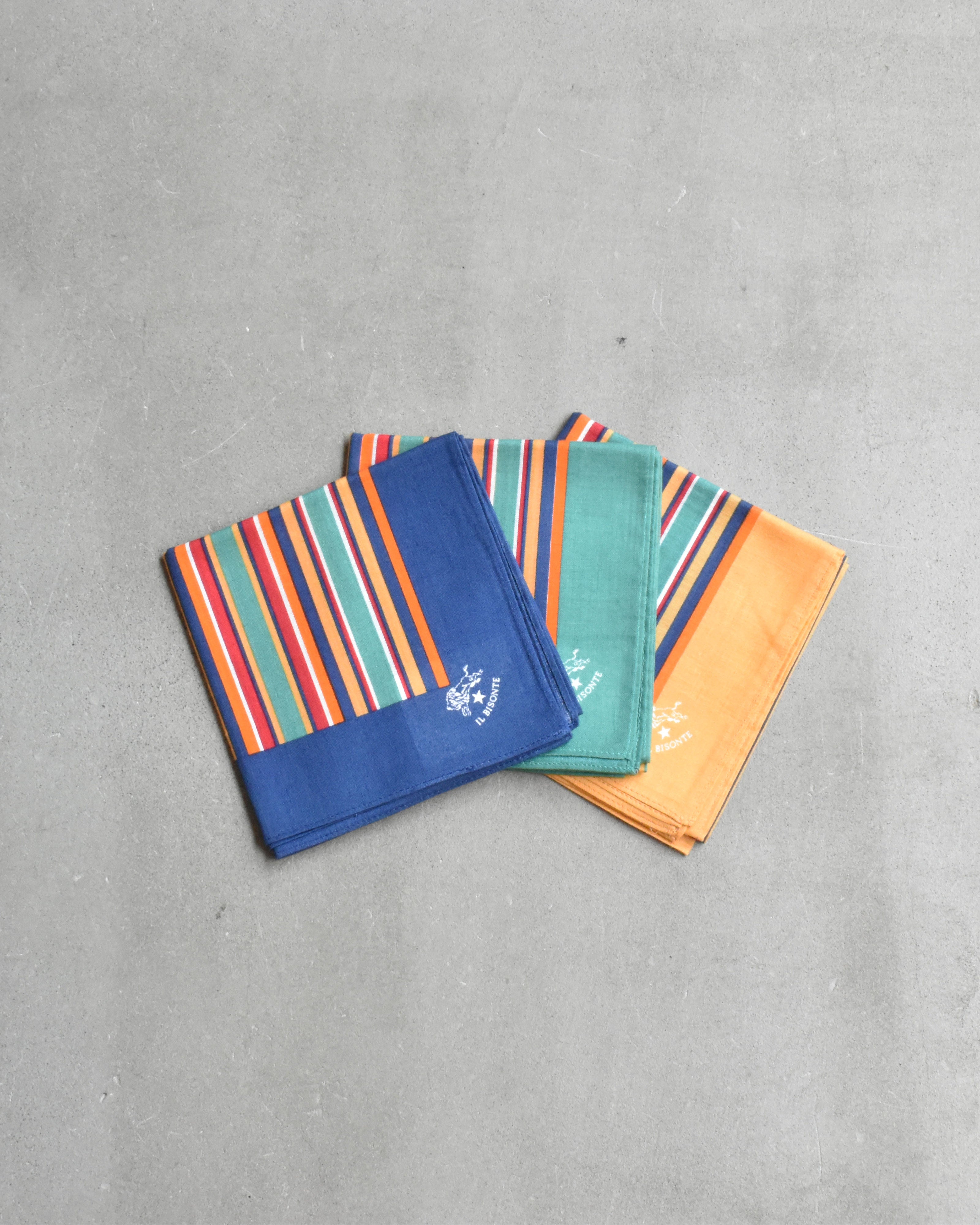 【イルビゾンテ】ストライプバンダナ 411671