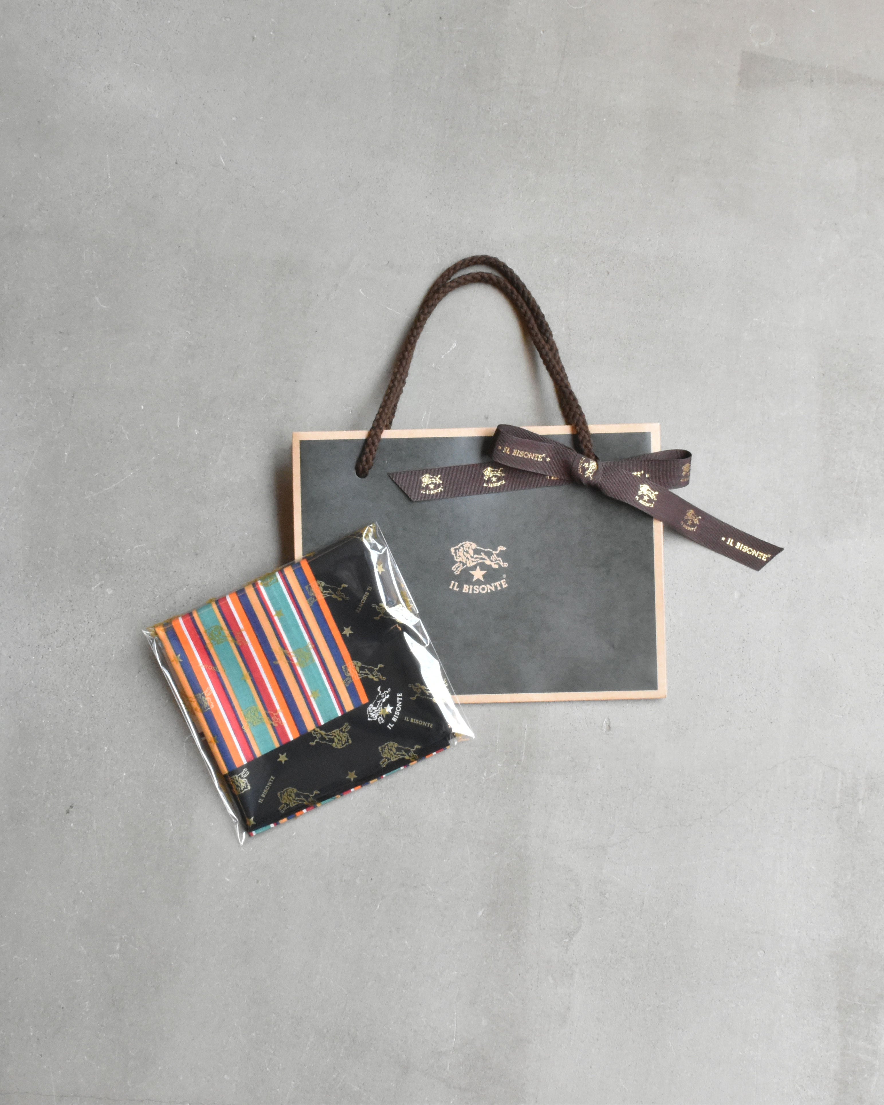 【イルビゾンテ】ストライプバンダナ 411671