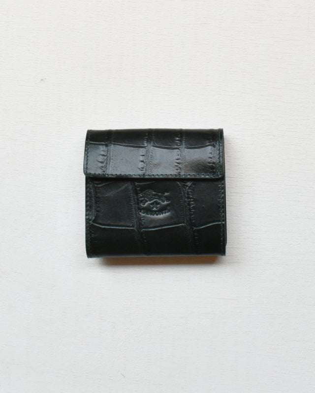 【イルビゾンテ】 クロコエンボスドレザー ウォレット 54202313440