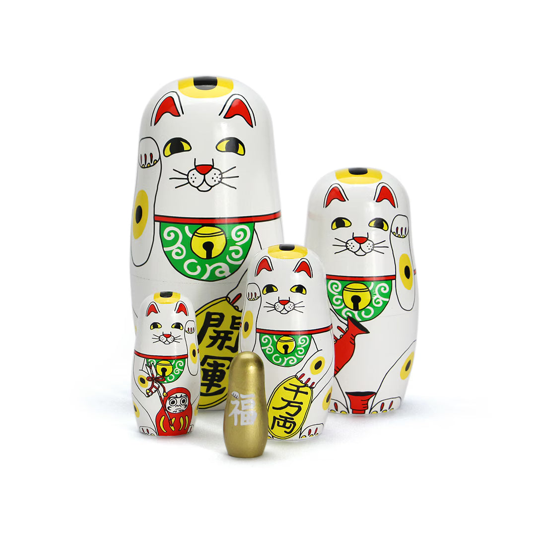 MIDORI KOMATSU(ミドリコマツ)/Lucky Cat Matryoshka:ラッキーキャット マトリョーシカ 【サラダボゥル】