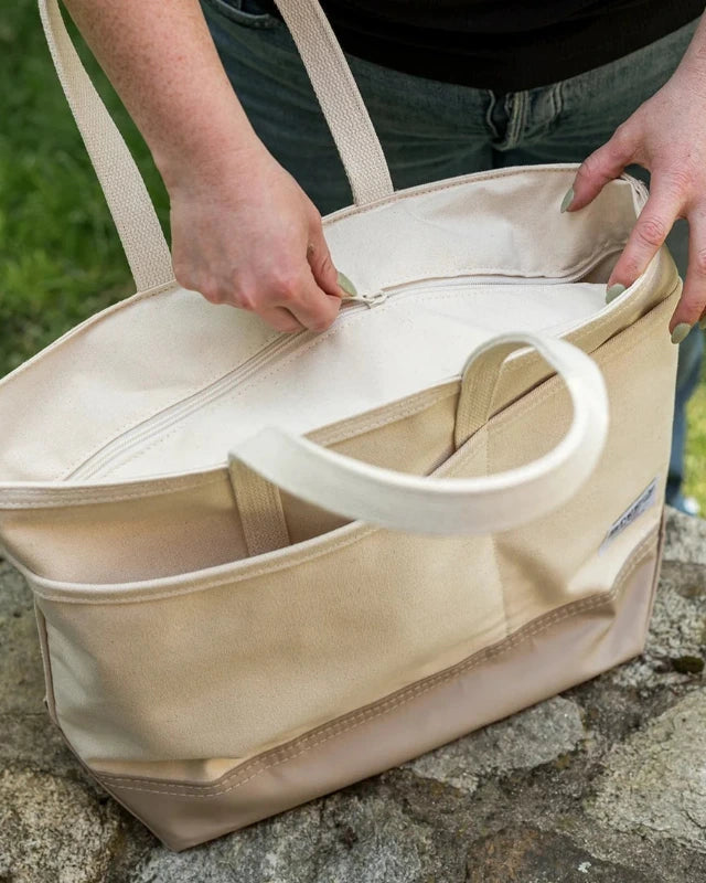 STEELE CANVAS BASKET(スチールキャンバスバスケット) / Everyday Zip Top Tote - Natural Canvas【バーンストア】