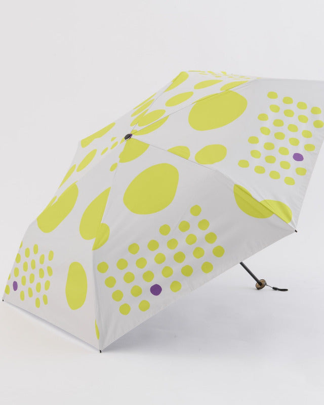【バーンストア】 392plusm / 折り畳み傘 PU LIGHT MINI 55cm マル Q349-11 /YELLOW