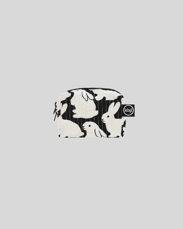 kitty bunny pony(キティーバニーポニー)/ Quilting Little Black Bunnies Box Pouch XS【バーンストア】